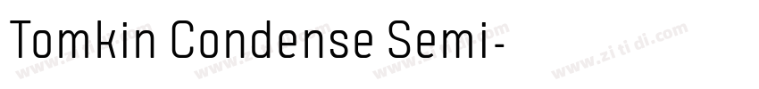 Tomkin Condense Semi字体转换
